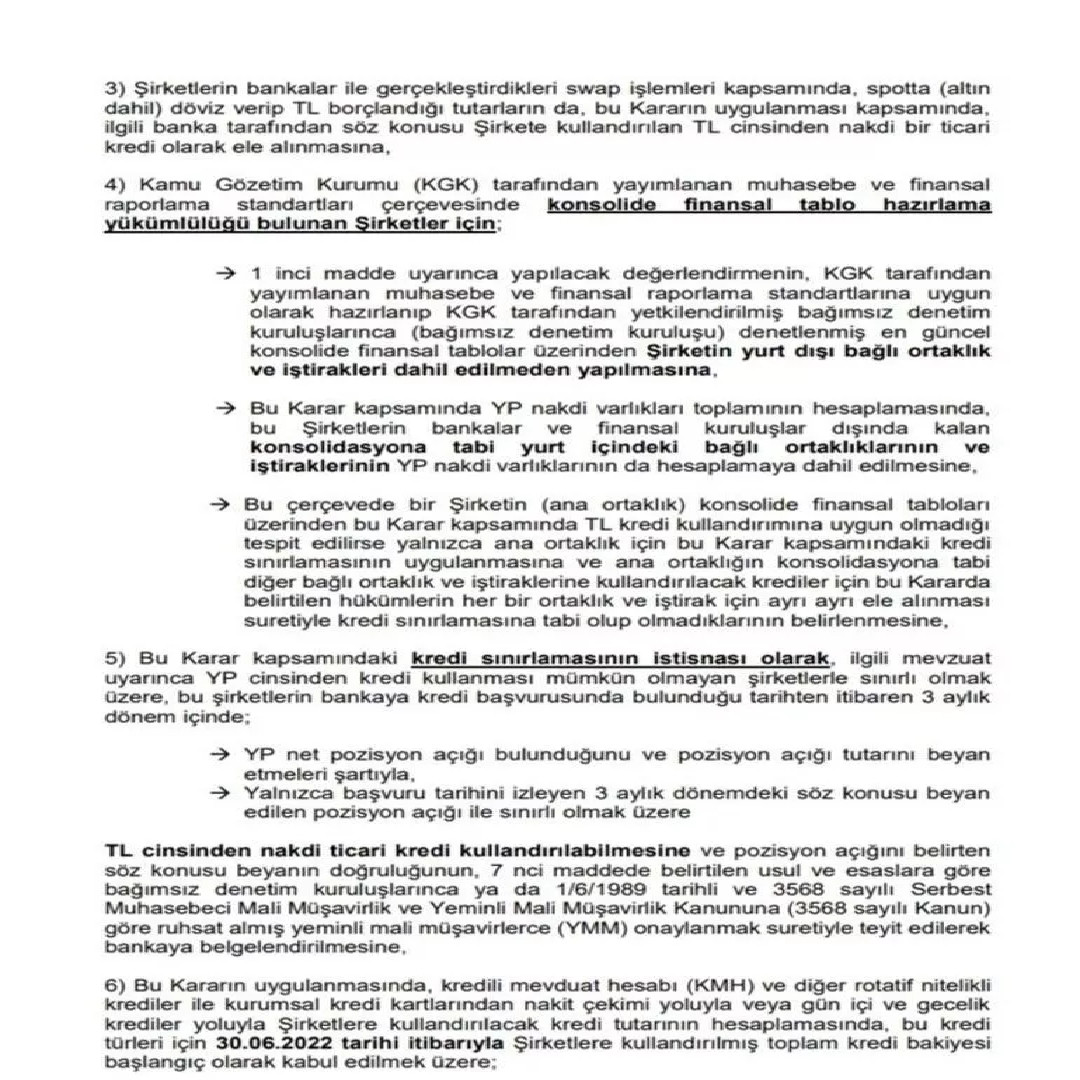 BDDK açıklaması