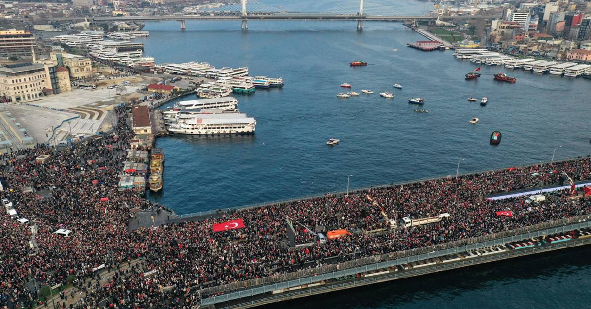 Berat Albayrak Filistin yürüyüş