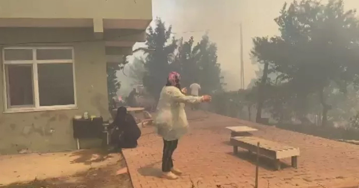 Beykoz'da yangın