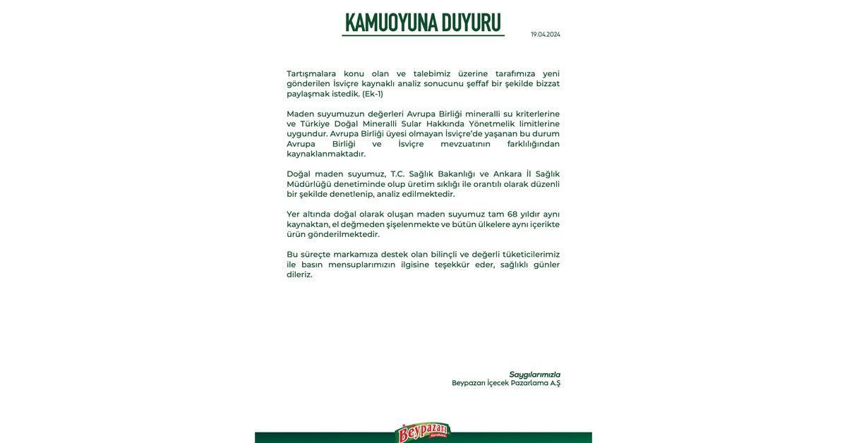 Beypazarı basın açıklaması