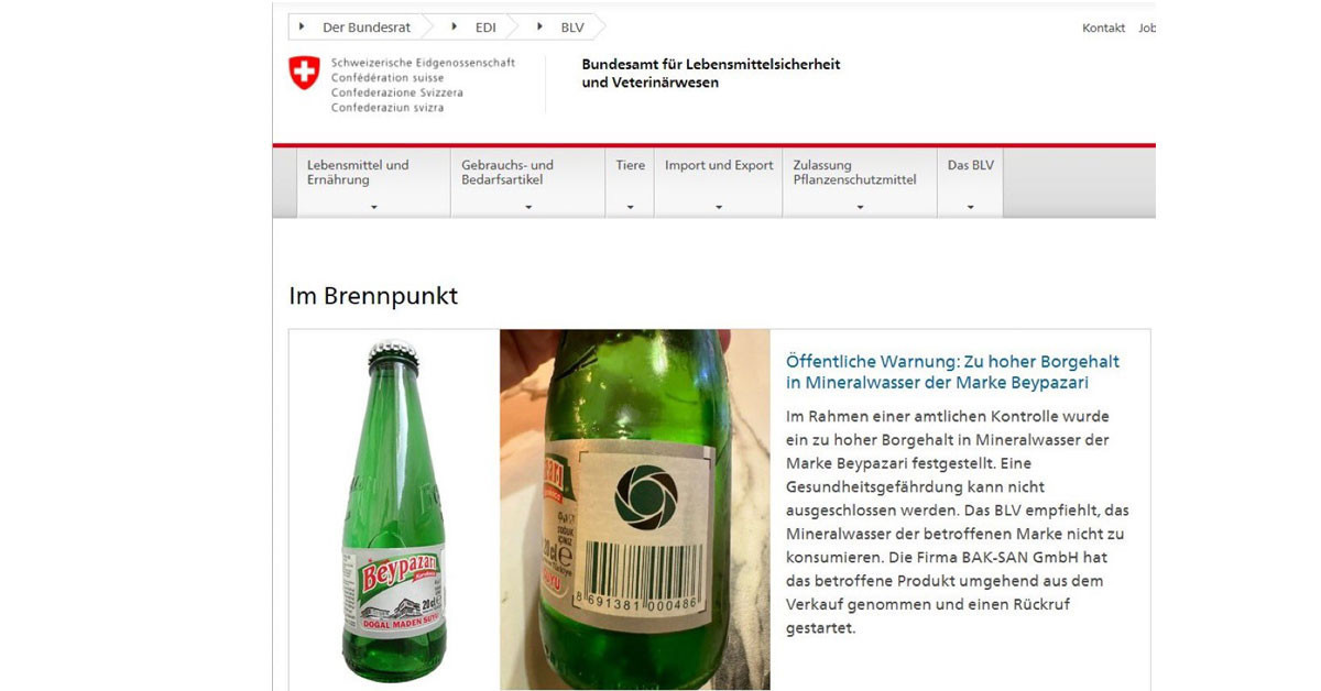 Beypazarı Maden Suyu sağlığa zararlı mı?