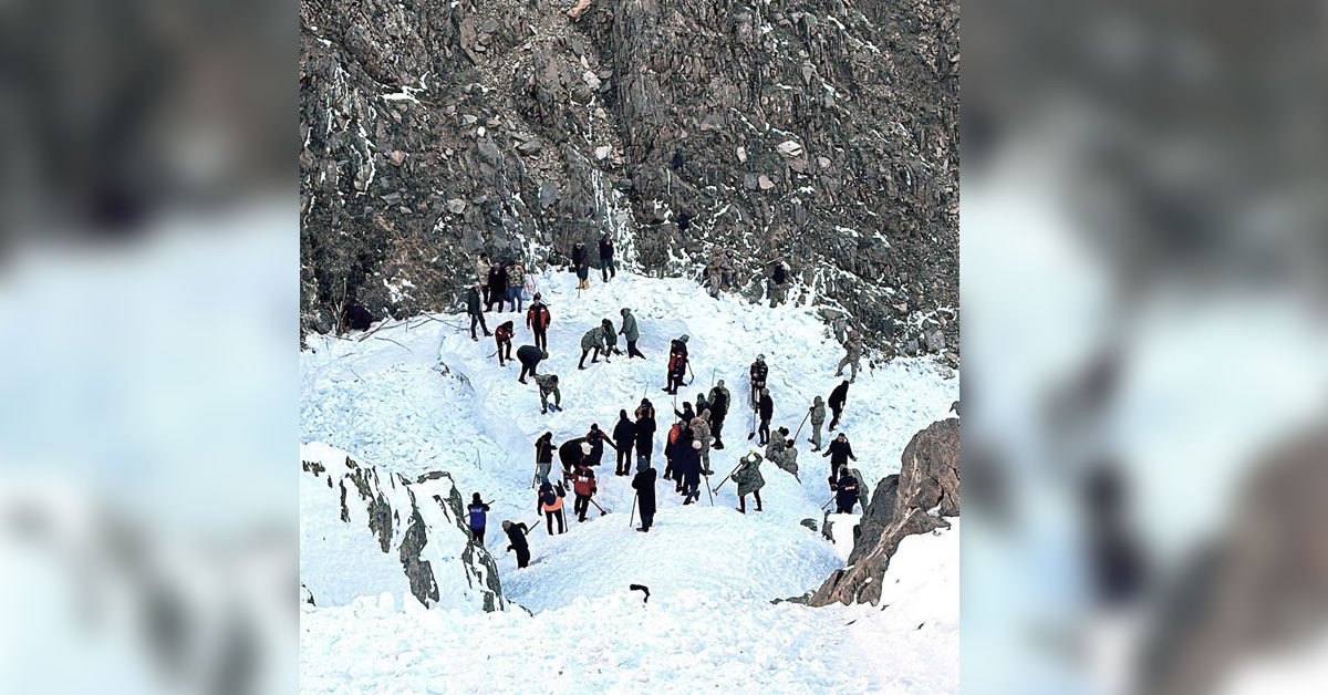 Bingöl'de çığ düştü 1 Ekrem canlı kayıp