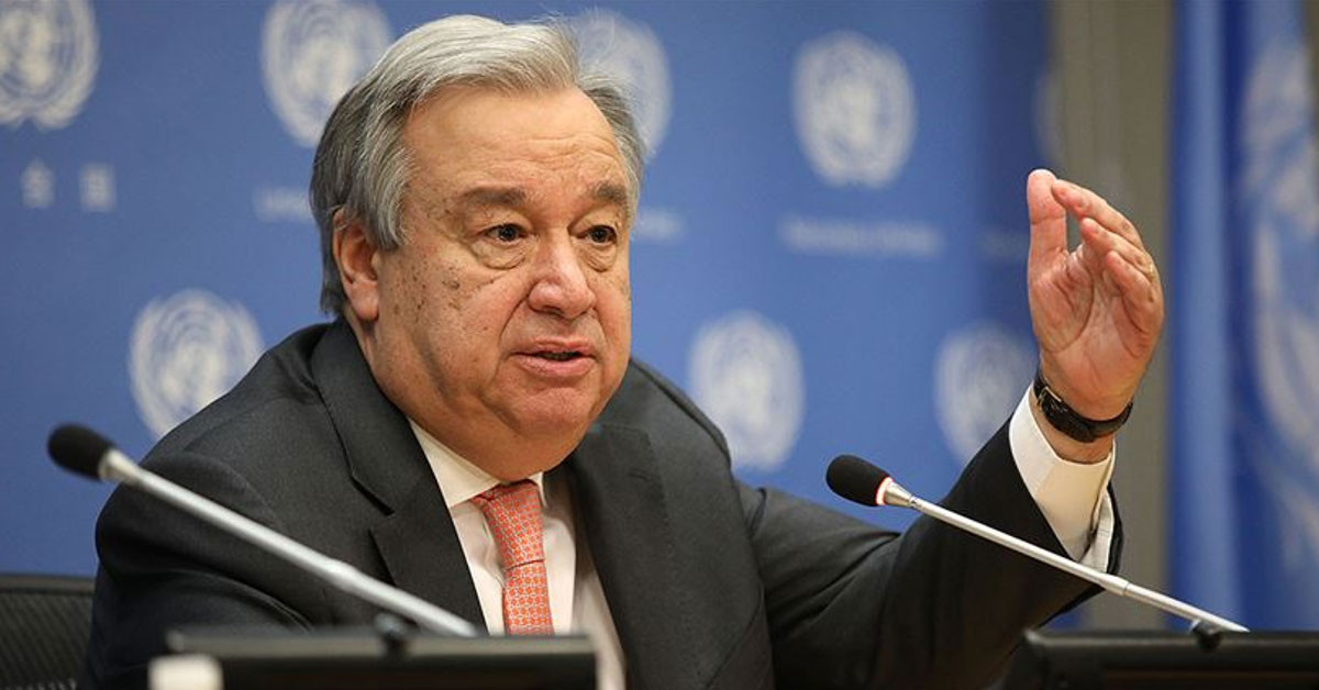 BM Genel Sekreteri Antonio Guterres