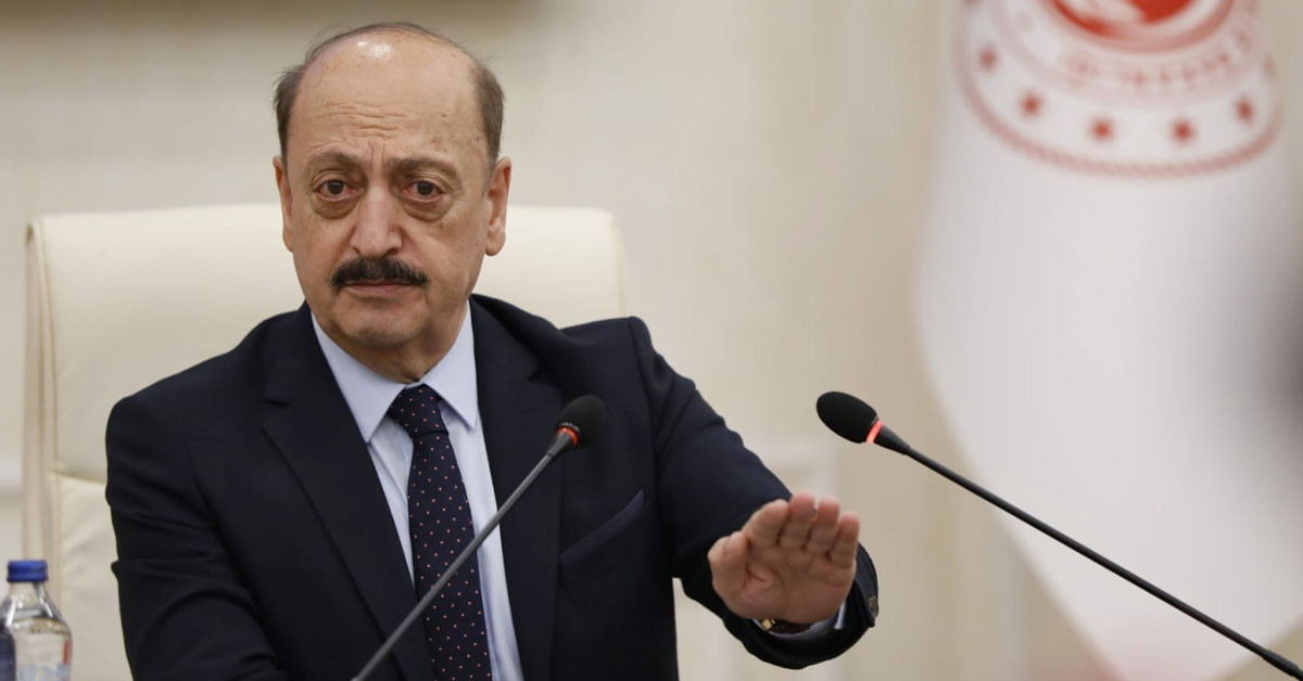 Çalışma ve Sosyal Güvenlik Bakanı Vedat Bilgin
