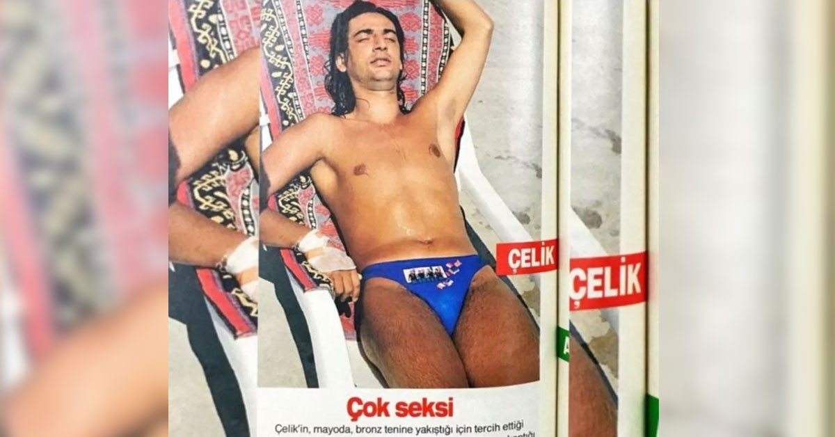 Çelik'in mayolu fotoğrafları olay oldu