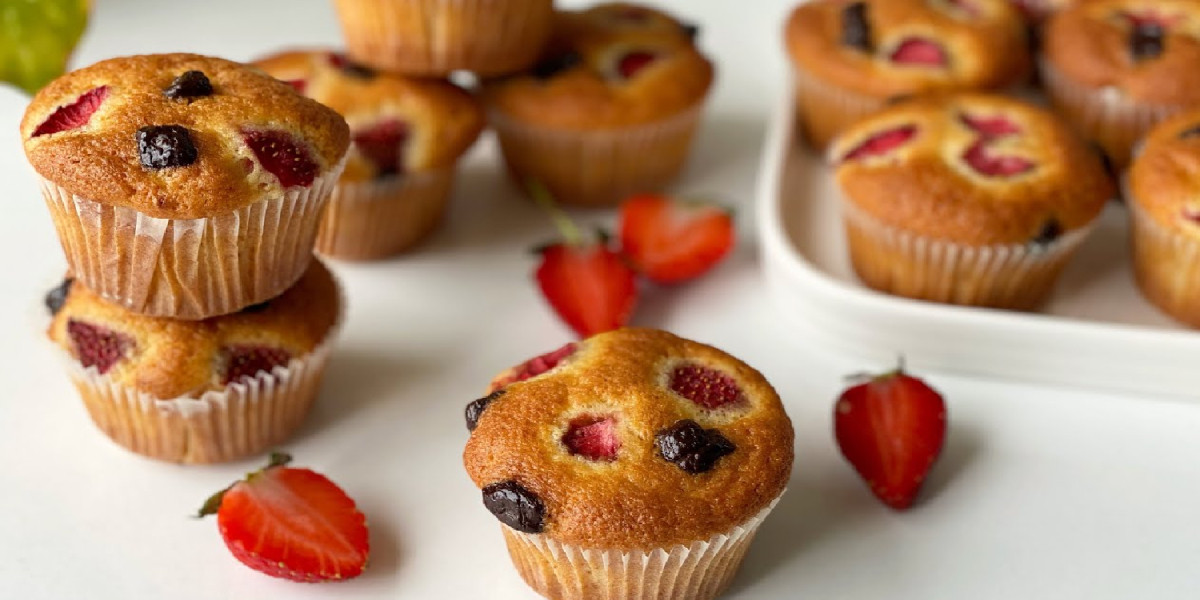 Çilekli çikolatalı muffin tarifi