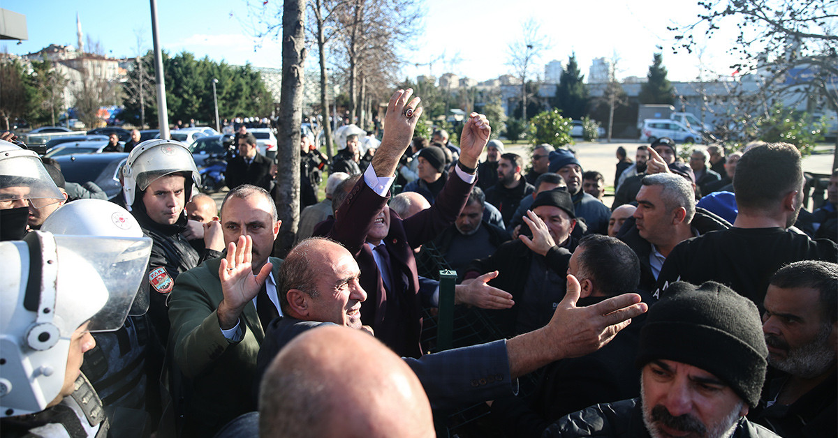 Çırpıcı tesislerindeki arbede