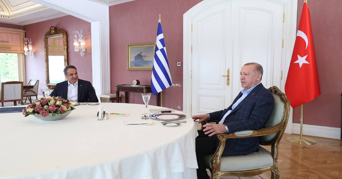 Cumhurbaşkanı Erdoğan Miçotakis