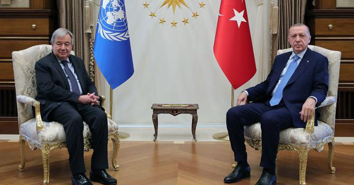 Cumhurbaşkanı Recep Tayyip Erdoğan, BM Genel Sekreteri Guterres ile telefonda görüştü: Türkiye desteğine devam edecek!