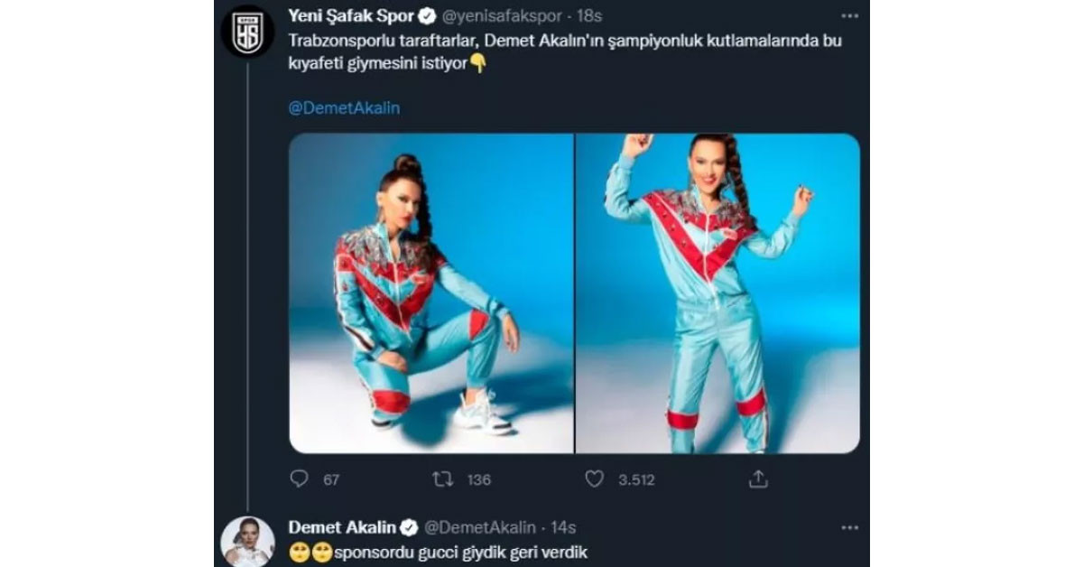 Demet Akalın Trabzonspor kutlamalarında sahne alacak