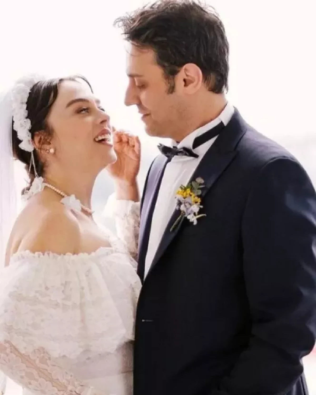 Demet Evgar ve Levent Babataş çiftinin nikahından kareler 1