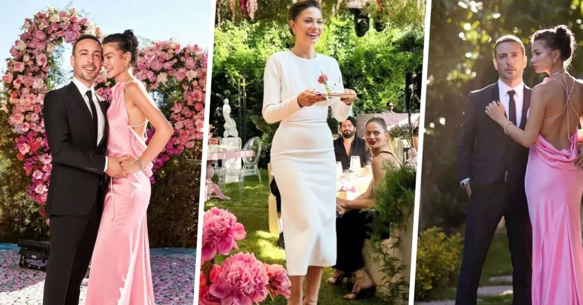 Demet Özdemir Oğuzhan koç nişan fotoğrafları
