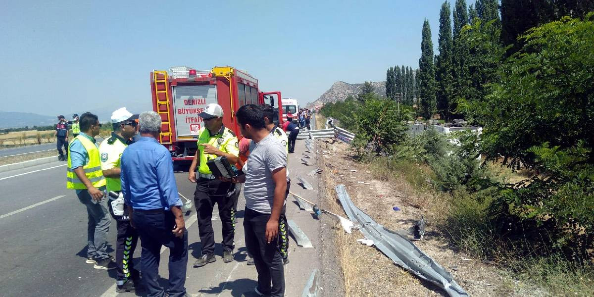 Denizli'de Korkutan Kaza
