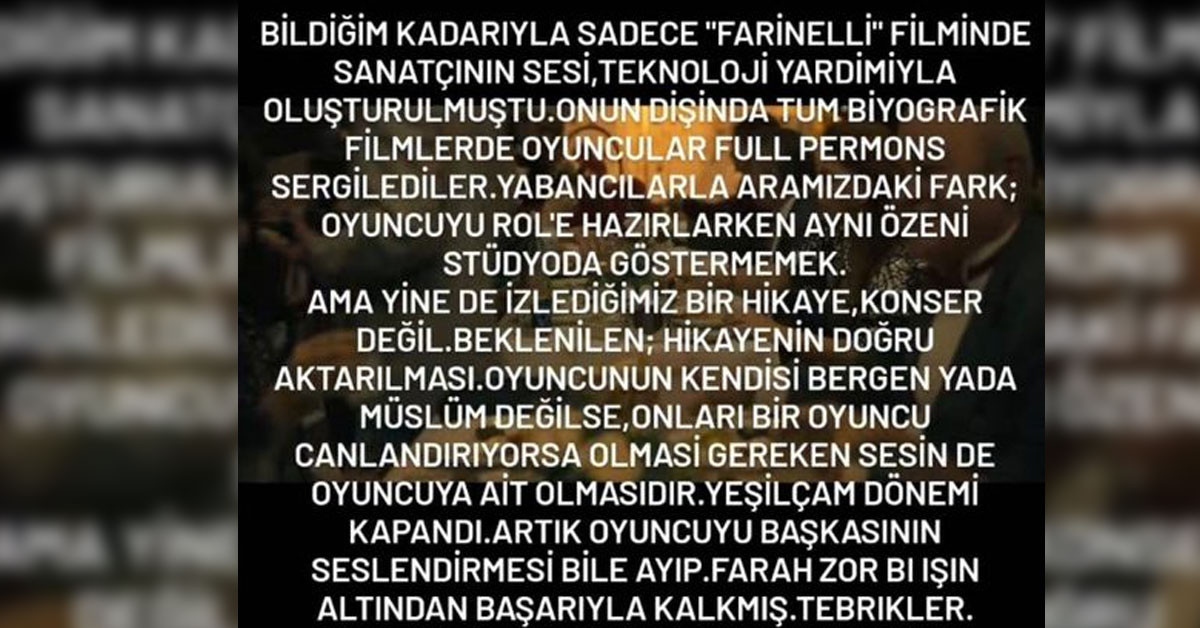 Özcan Deniz'den Mahsun Kırmızıgül'e yanıt gecikmedi
