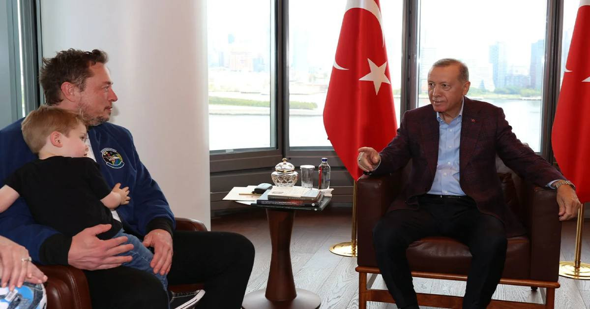 Elon Musk Cumhurbaşkanı Erdoğan