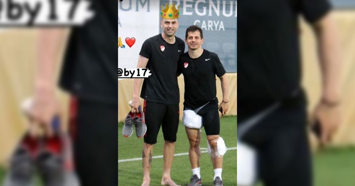 Emre Belözoğlu'ndan Burak Yılmaz paylaşımı geldi.
