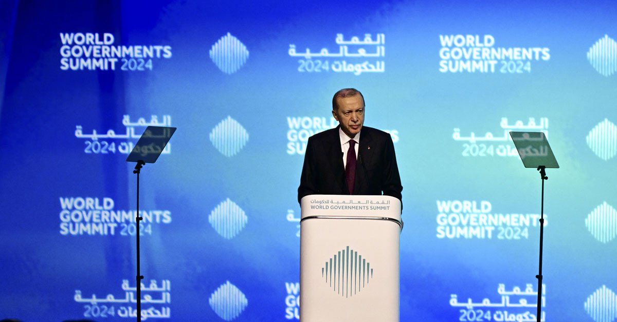 Erdoğan BAE Dünya Hükümetler Zirvesi'ne katıldı Erdoğan BAE Dünya Hükümetler Zirvesi'ne katıldı