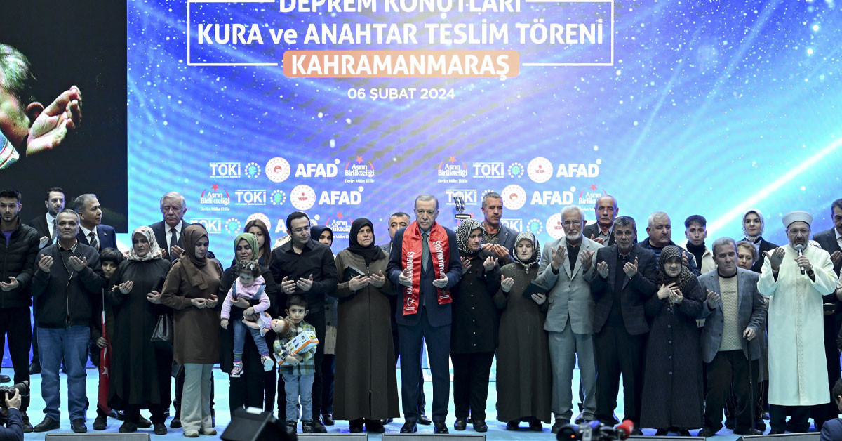 Erdoğan Kahramanmaraş'ta Erdoğan Kahramanmaraş'ta