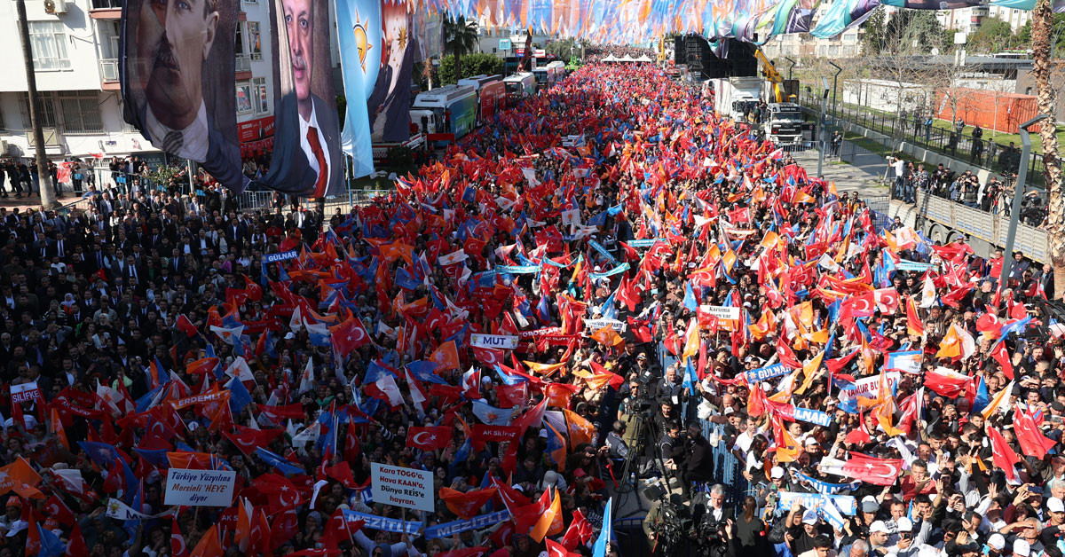 Erdoğan Mersin'de Erdoğan Mersin'de