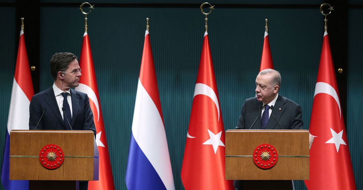 Erdoğan Ve Mark Rutte Erdoğan Ve Mark Rutte