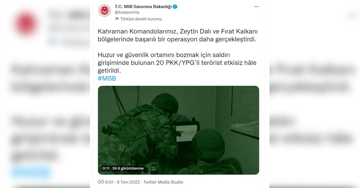 etkisiz hale getirildi