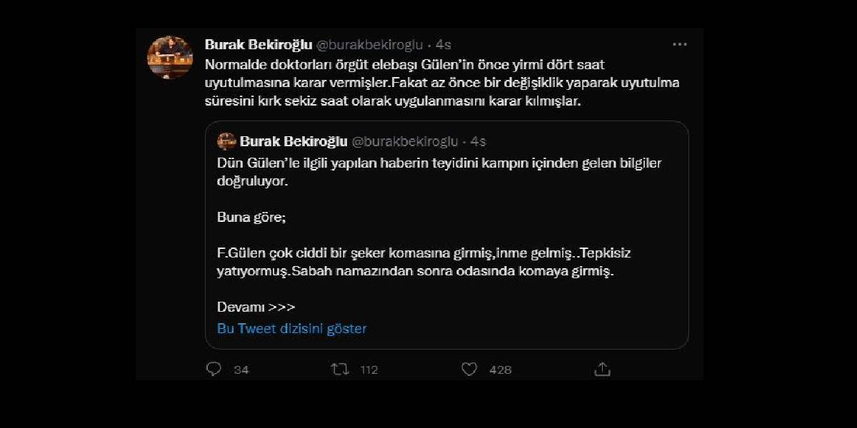 Fethullah Gülen Neden Görünmüyor