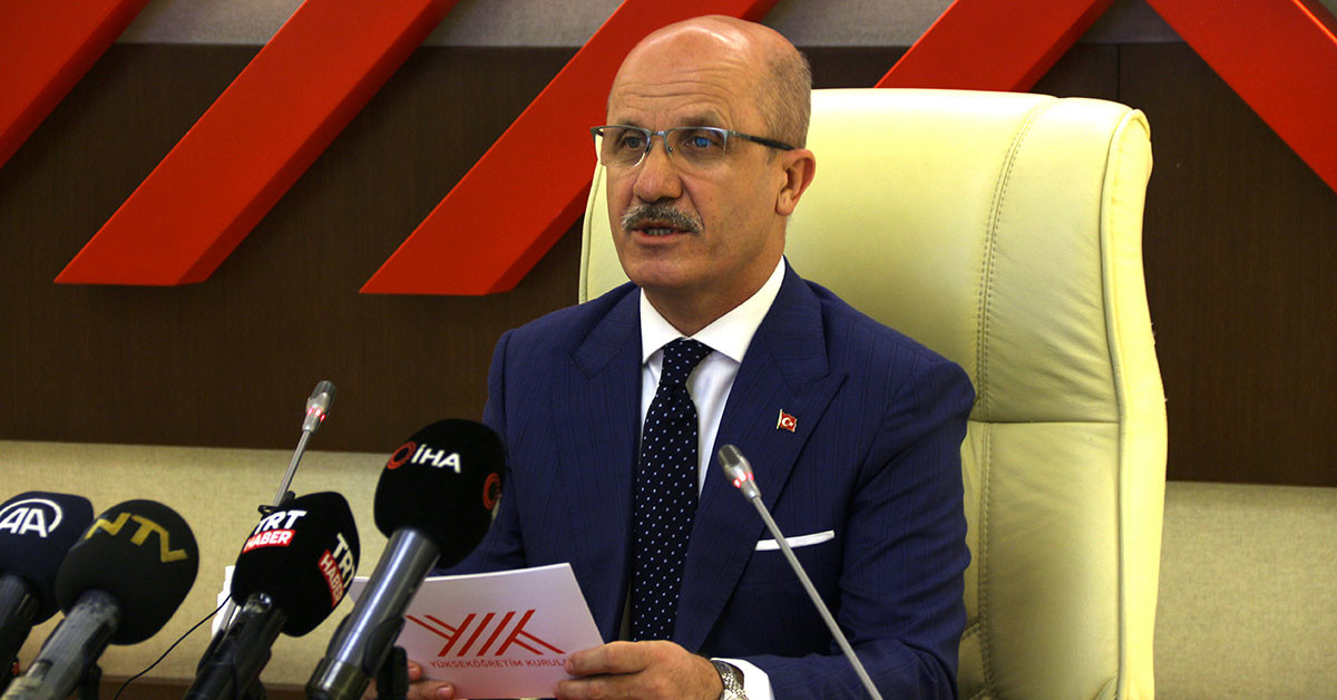 YÖK Başkanı Prof. Dr. Erol Özvar YÖK Başkanı Prof. Dr. Erol Özvar