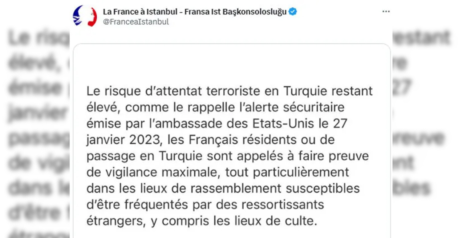 Fransa'dan uyarı