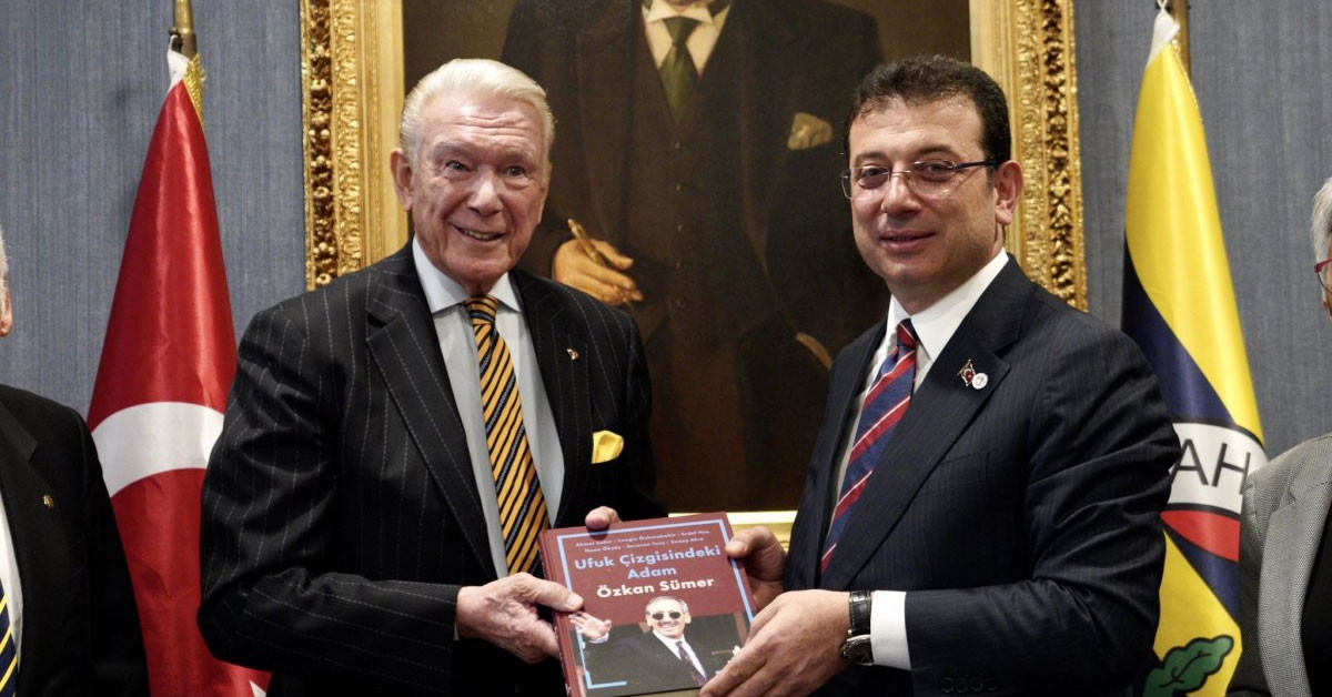Görüşmeye bordo mavi kravatla giden Ekrem İmamoğlu'na, Ali Koç'tan büyük tepki!