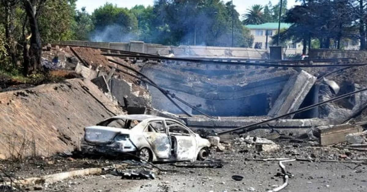 Güney Afrika Tanker Patlaması