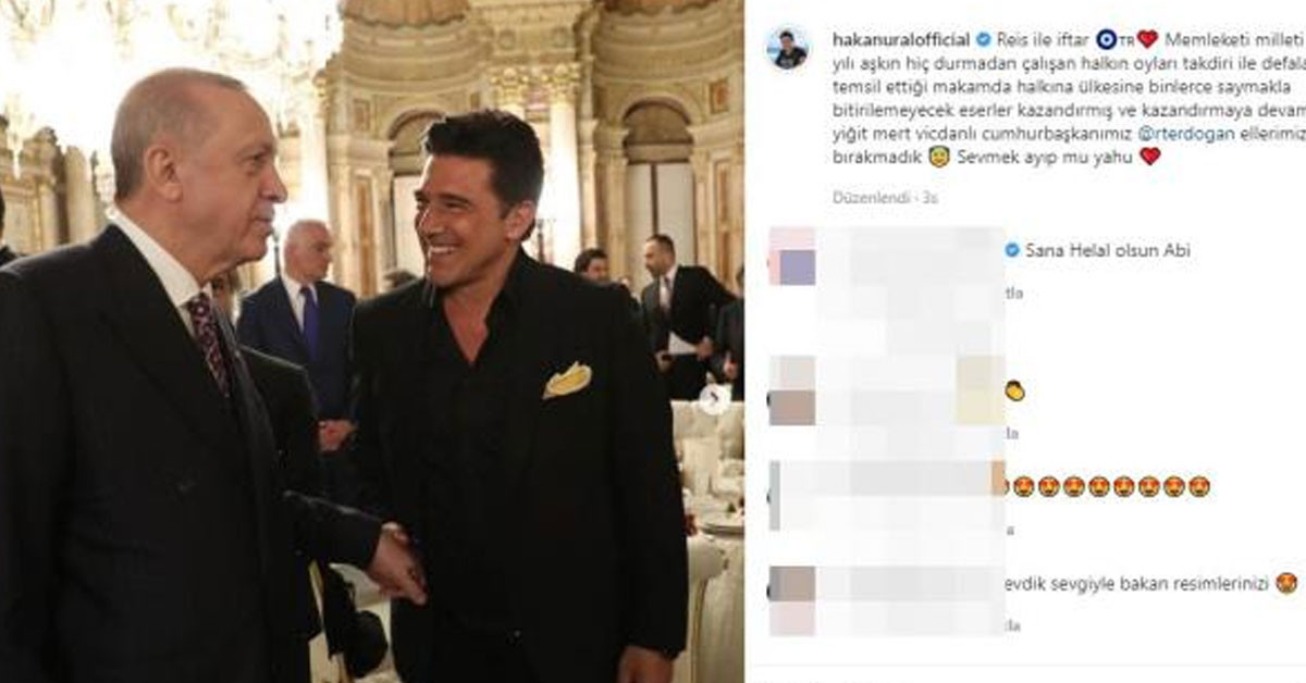 Hakan Ural Cumhurbaşkanı ile olan karesini paylaştı