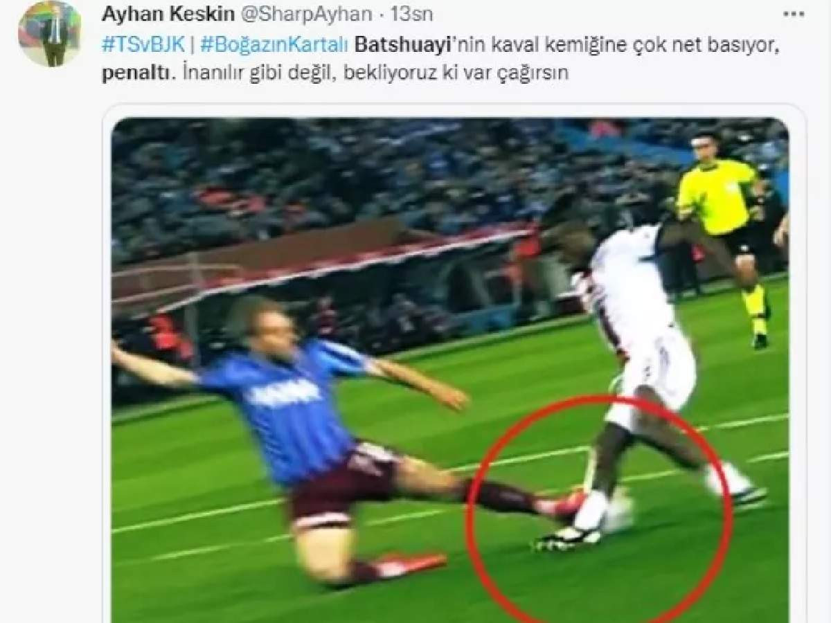 Hakem Zorbay Küçük'ün penaltı vermemesi büyük tepki topladı