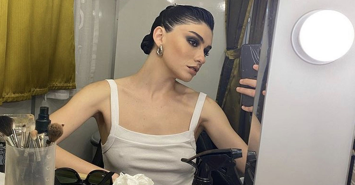 Hazar Ergüçlü sütyensiz fotoğrafları