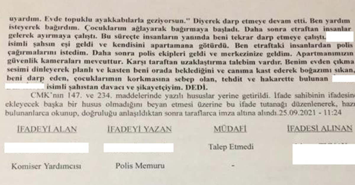 Kadına Şiddet İfade