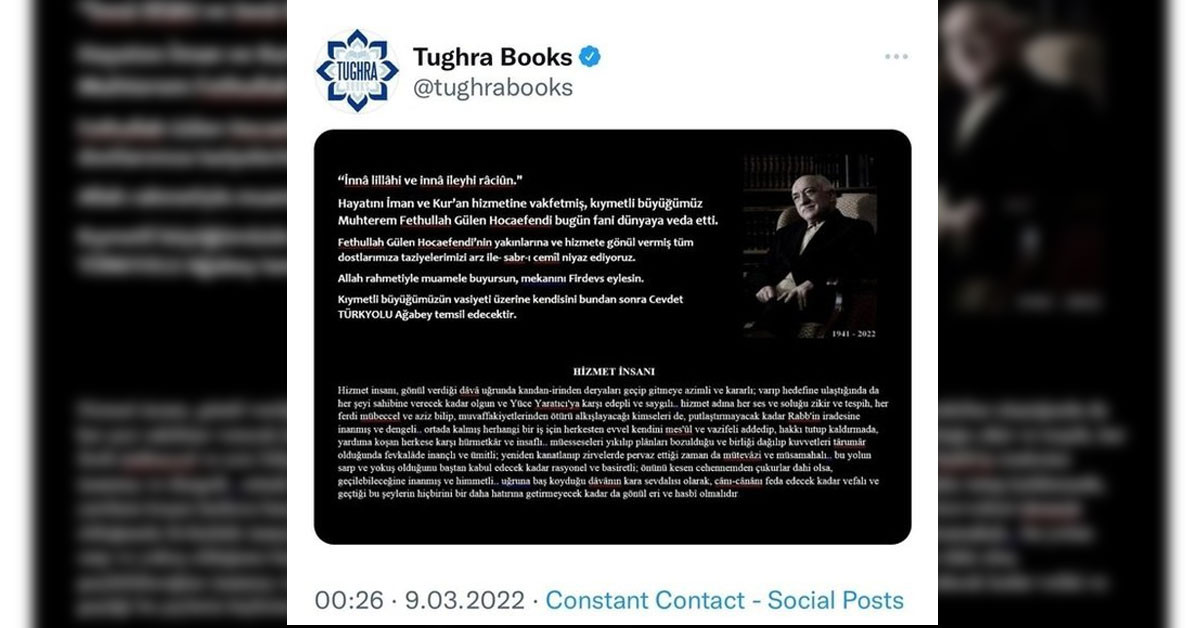 Fetullah Gülen öldü mü?