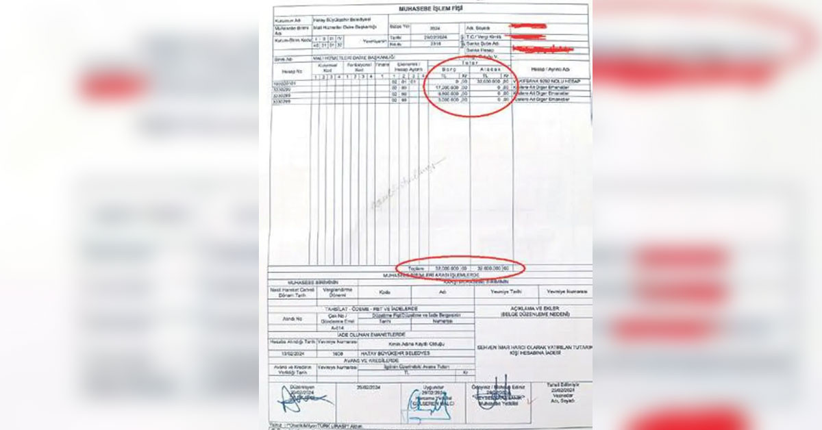 İddialara göre Savaş, seçim çalışmaları için tefeciden 32 milyon liralık para aldığı ve buna dair banka dekontlarına ulaşıldığı ortaya çıktı.