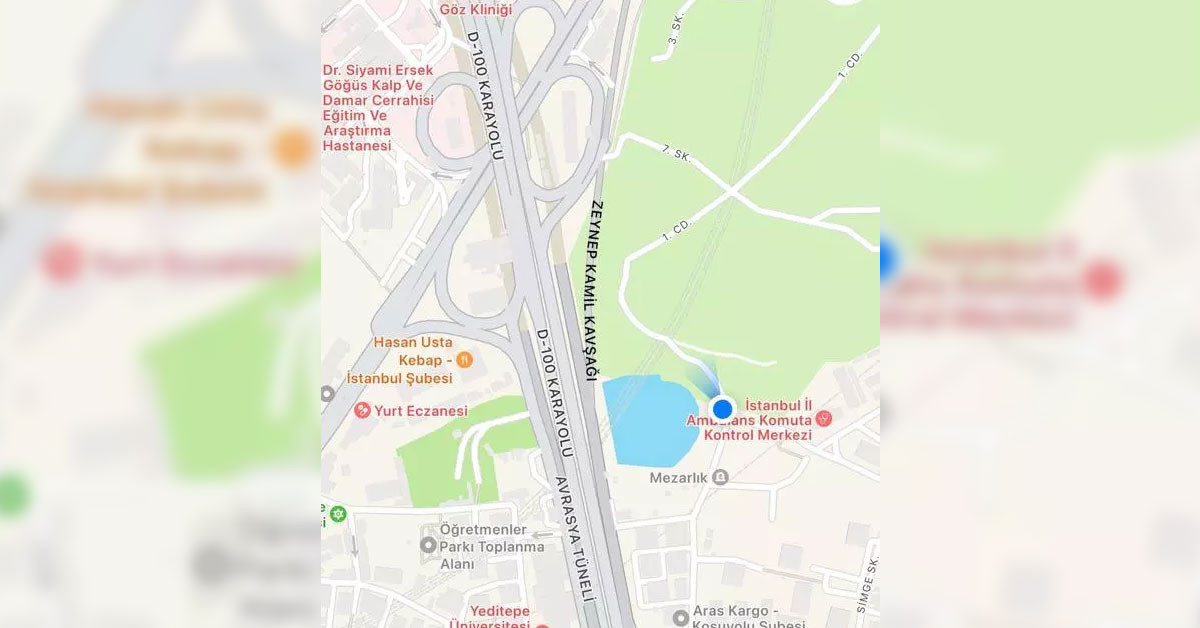 İnşaat çukurunda su birikintisi