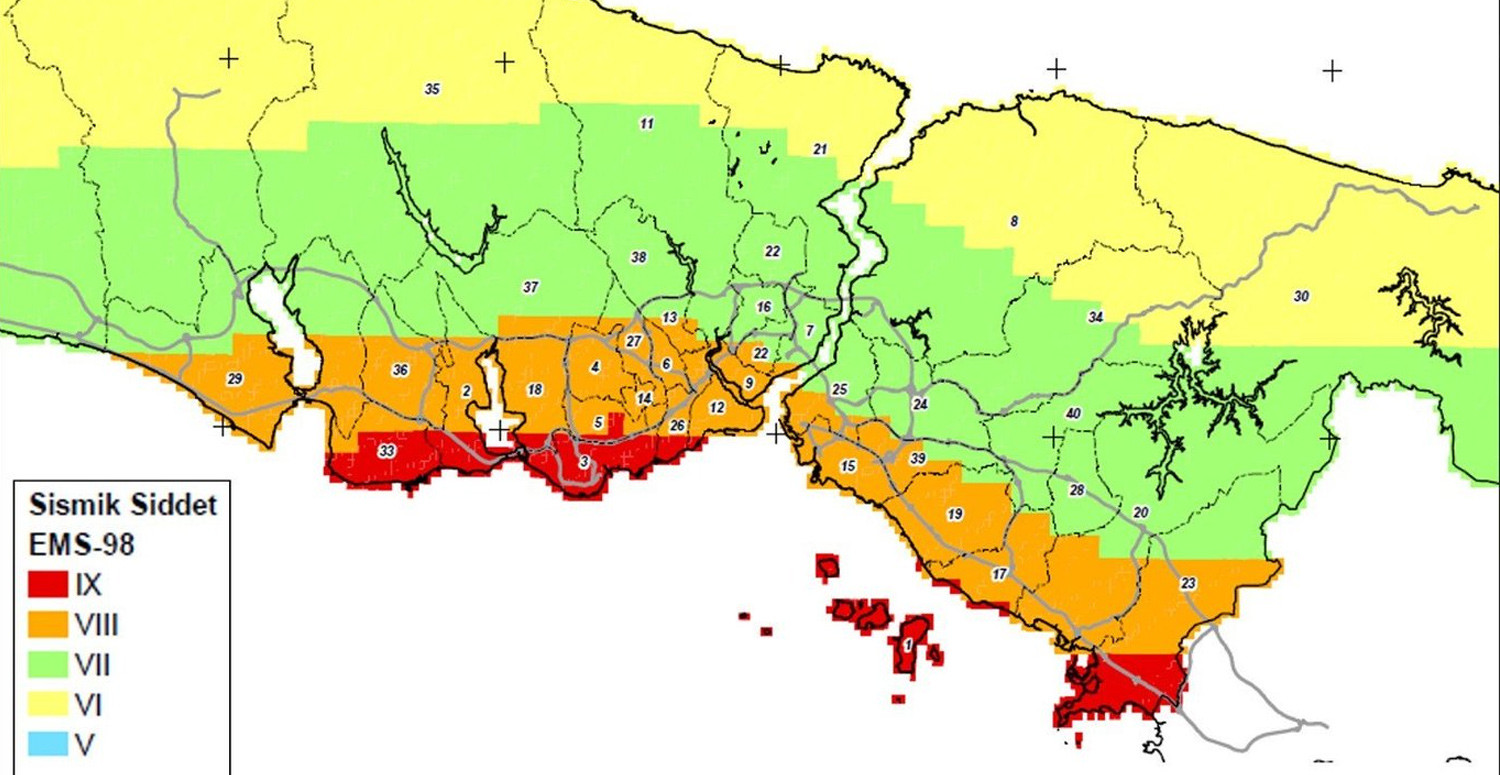 İstanbul deprem risk haritası