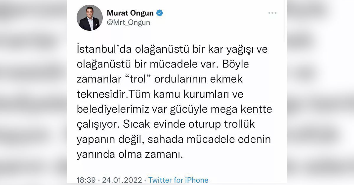 İstanbul'da kar felaketi yaşanırken tatilde olan Ongun'un parasının kaynağı hala belli değil!