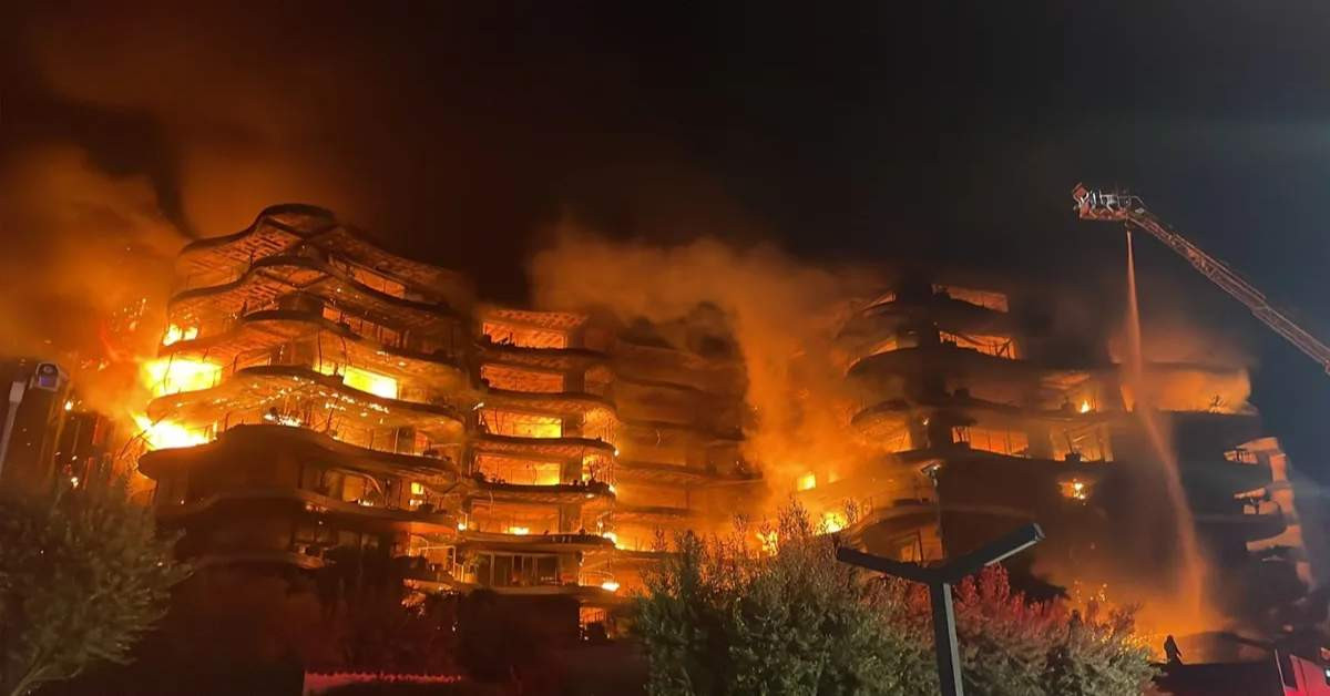 İzmir Narlıdere Yangın İzmir Narlıdere Yangın