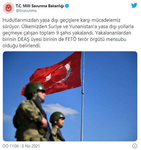 Suriye ve Yunanistan'a kaçmaya çalışan FETÖ ve DAEŞ'li Teröristler Yakalandı56656+