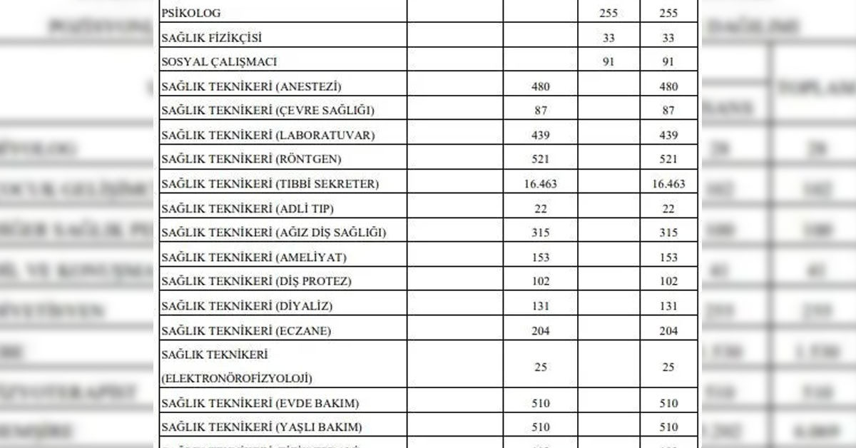 Kadro dağılımı belli oldu Kadro dağılımı belli oldu