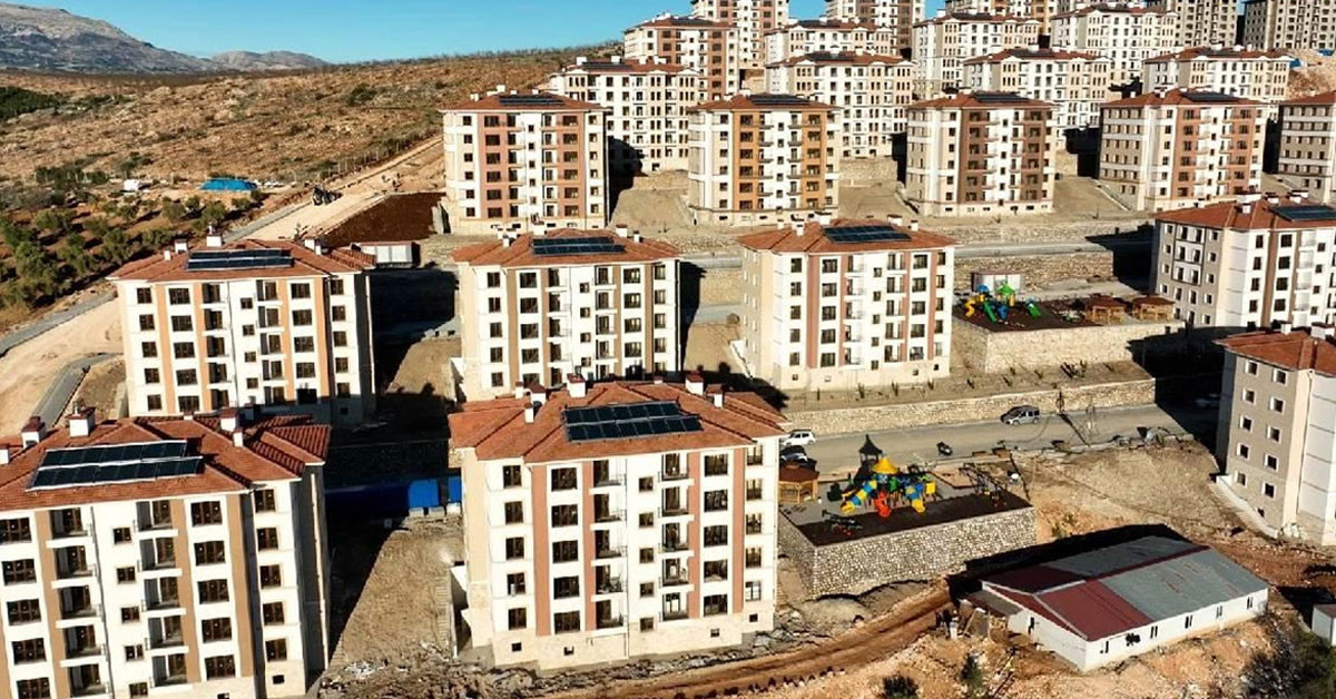 Kahramanmaraş'ta konut teslimi yapıldı Kahramanmaraş'ta konut teslimi yapıldı