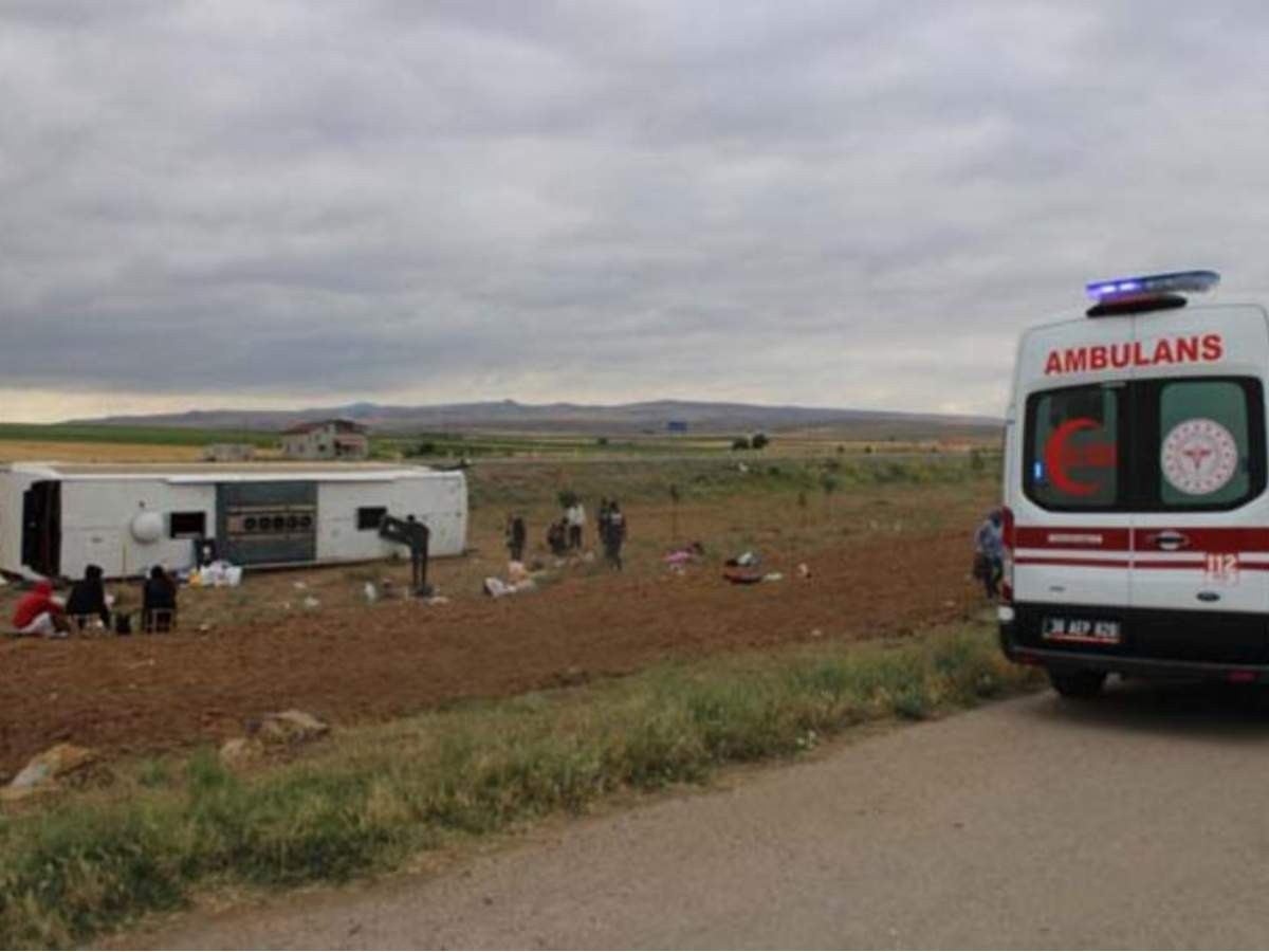 kayseri otobüs kazası