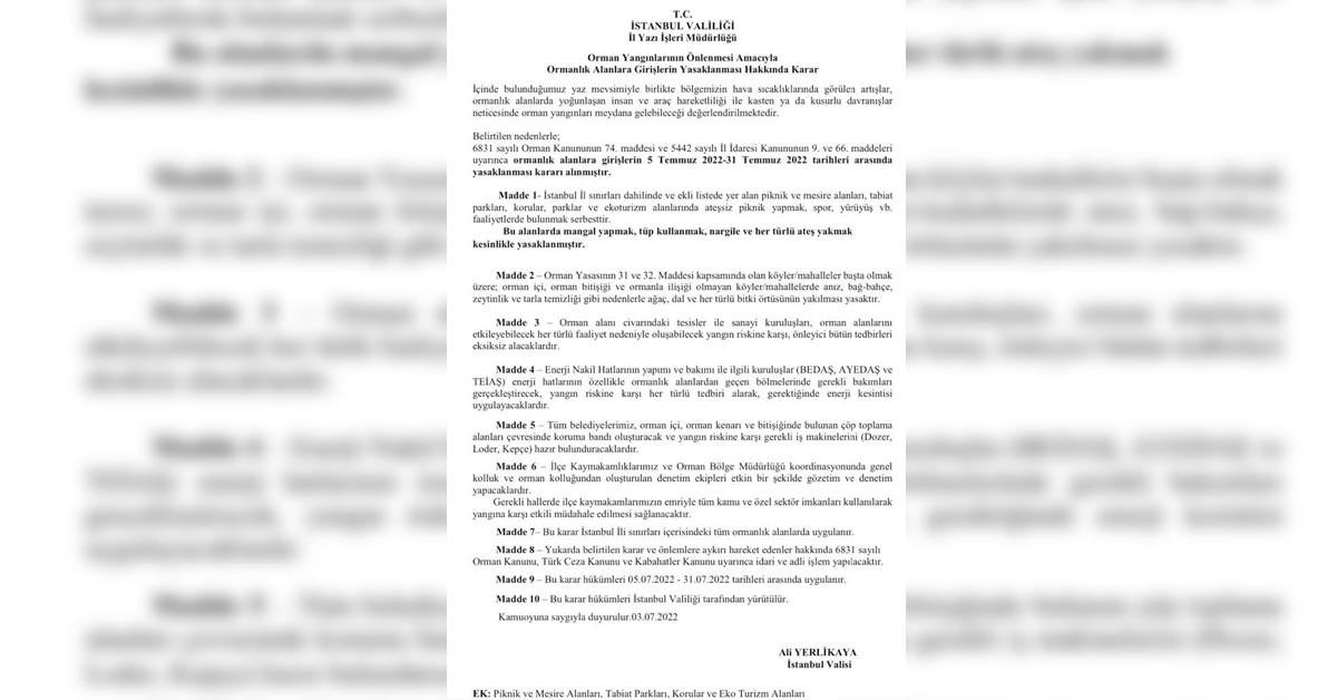 Kesinlikle yasak Kesinlikle yasak
