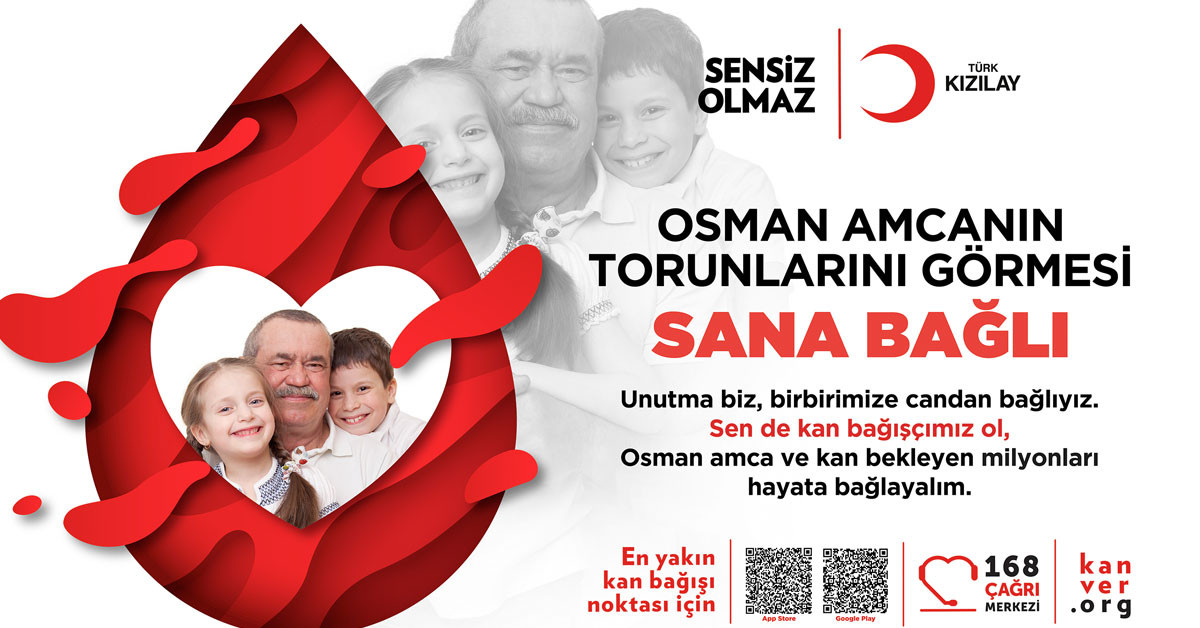 Kızılay kan bağışı kampanyası