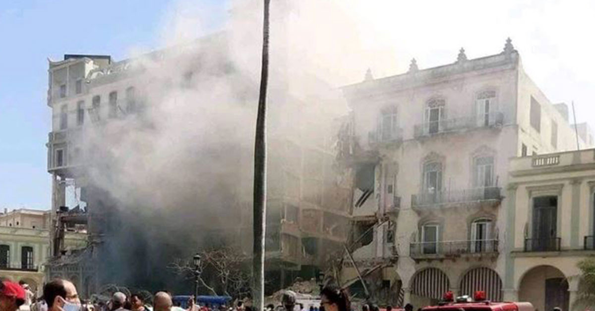 Küba'nın başkenti Havana'da korkunç patlama: 22 ölü 70'ten fazla yaralı!
