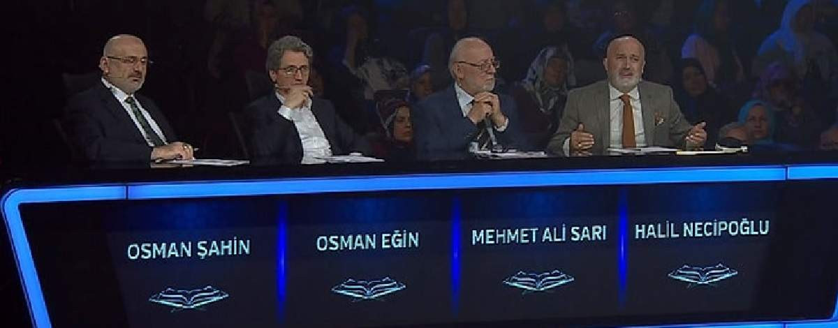 Kur'an-ı Kerimi Güzel Okuma Yarışma jürileri