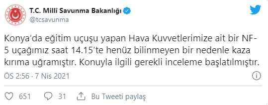 Konya'da Askeri Uçak Düştü!351456246