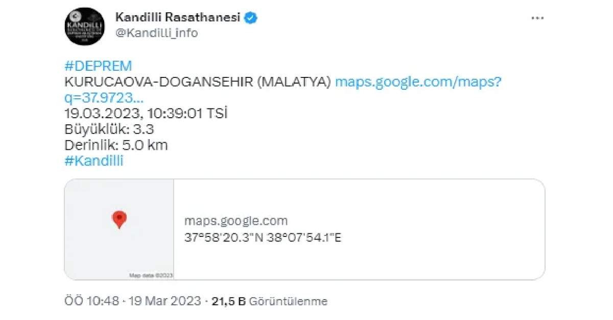 Malatya Deprem-1
